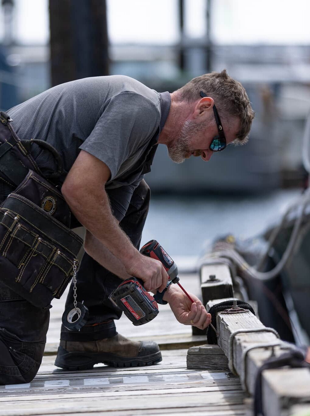 fixing boat dock sunshine coast